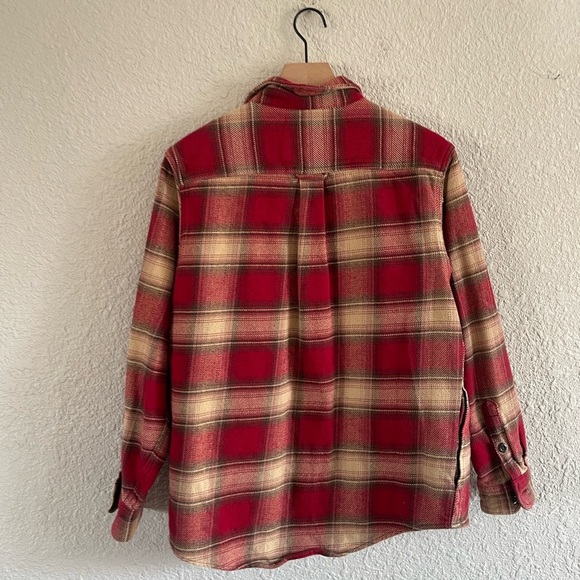 Orvis Plaid Red Flannel Shavket - Picture 5 of 9